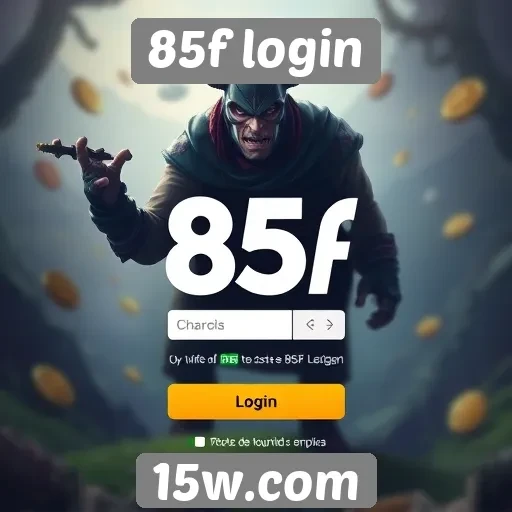 85f login introduz novas funcionalidades em plataforma de jogos